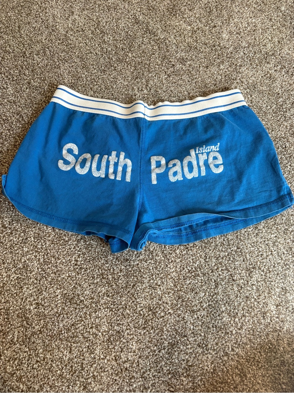 South Padre Island Blue Retro Lounge Shorts